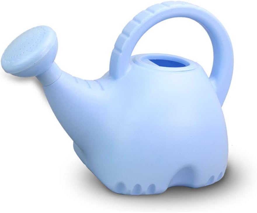 LOYUYU 0.4 Gallon Plastic Watering Can Small Lightweight Cute Indoor Outdoor Garden Plants, Adult Elephant Watering Can STYLE1: Pink