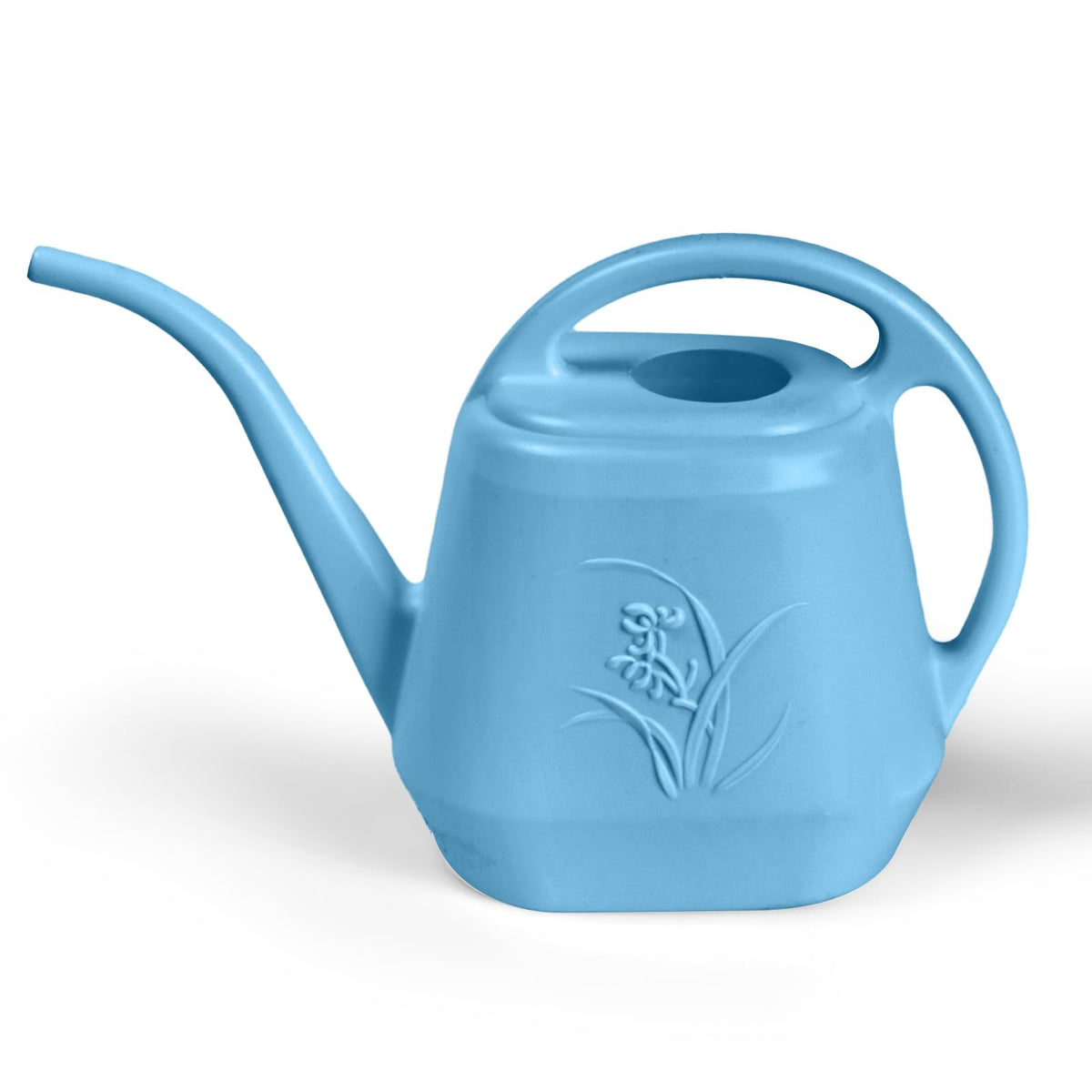 ZXJ Plant Watering Can - for Indoor and Outdoor Home Garden Plants - with Long Spout - Coffee Color - 1/2 Gallon