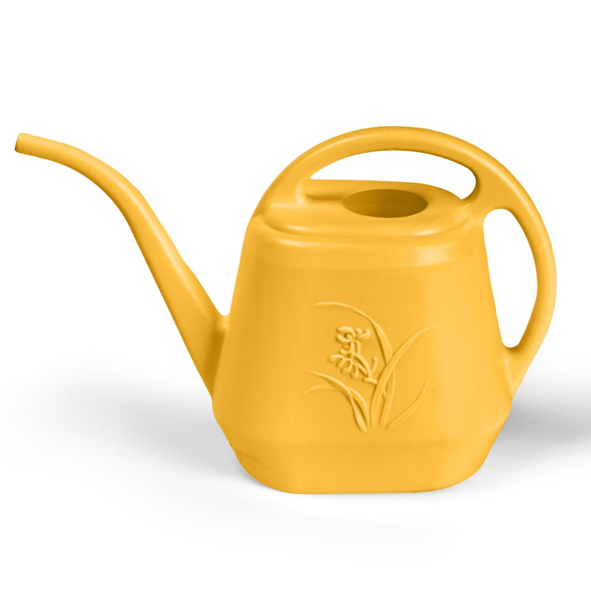 Plastic Watering Can - White Color - 1 Gallon