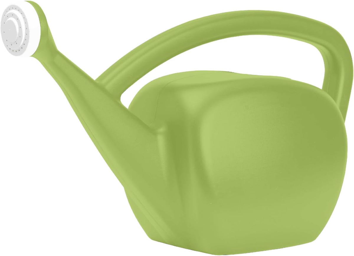 Root & Vessel 2 Gallon Watering Can Outdoor, Made in USA, Large Fill Hole & Long Spout & Handle for Ease of Use, Removable Nozzle, Outdoor & Indoor Use, Black