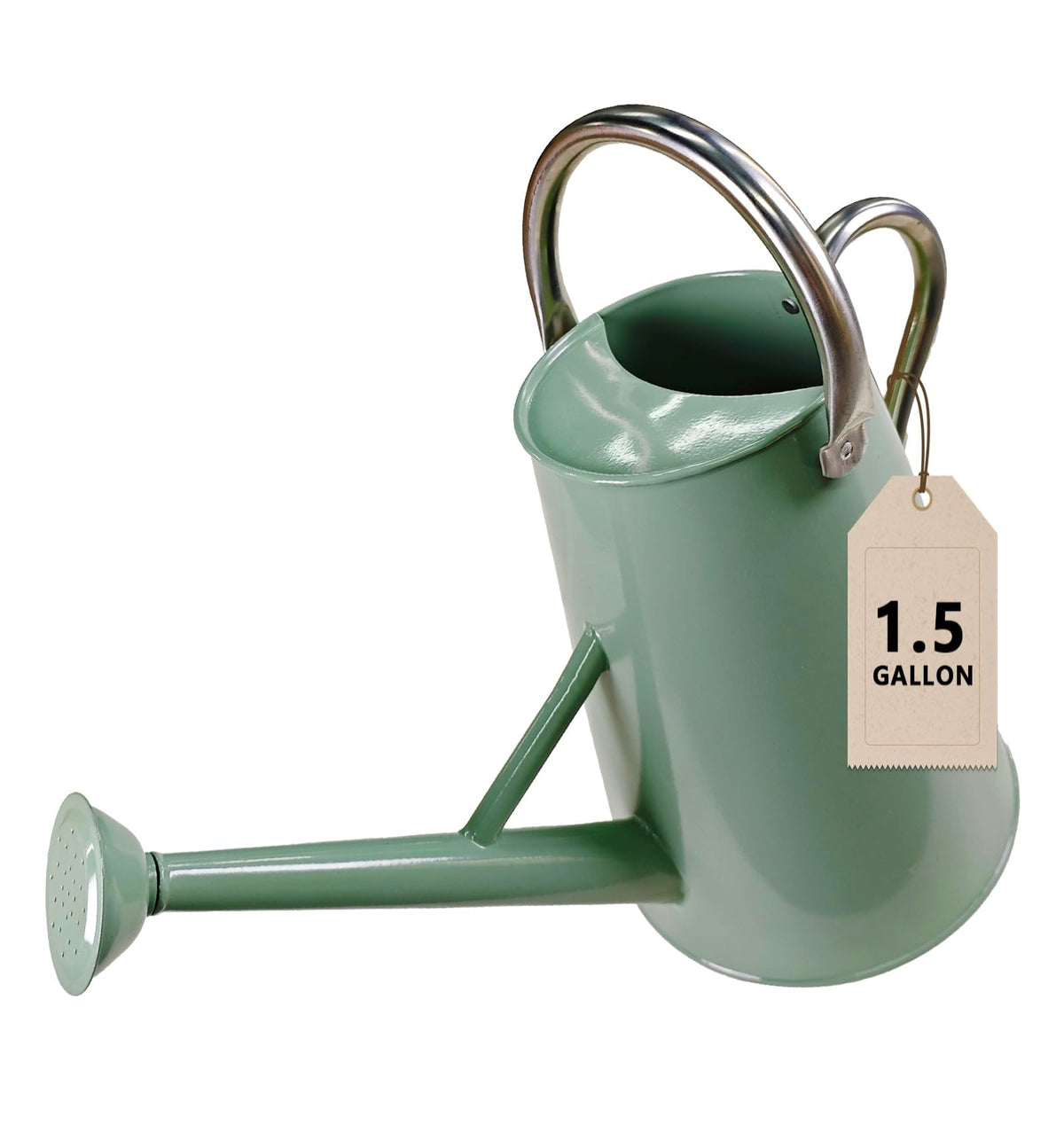 Watering Can for Outdoor&Indoor Plants,1.5 Gallon,Black