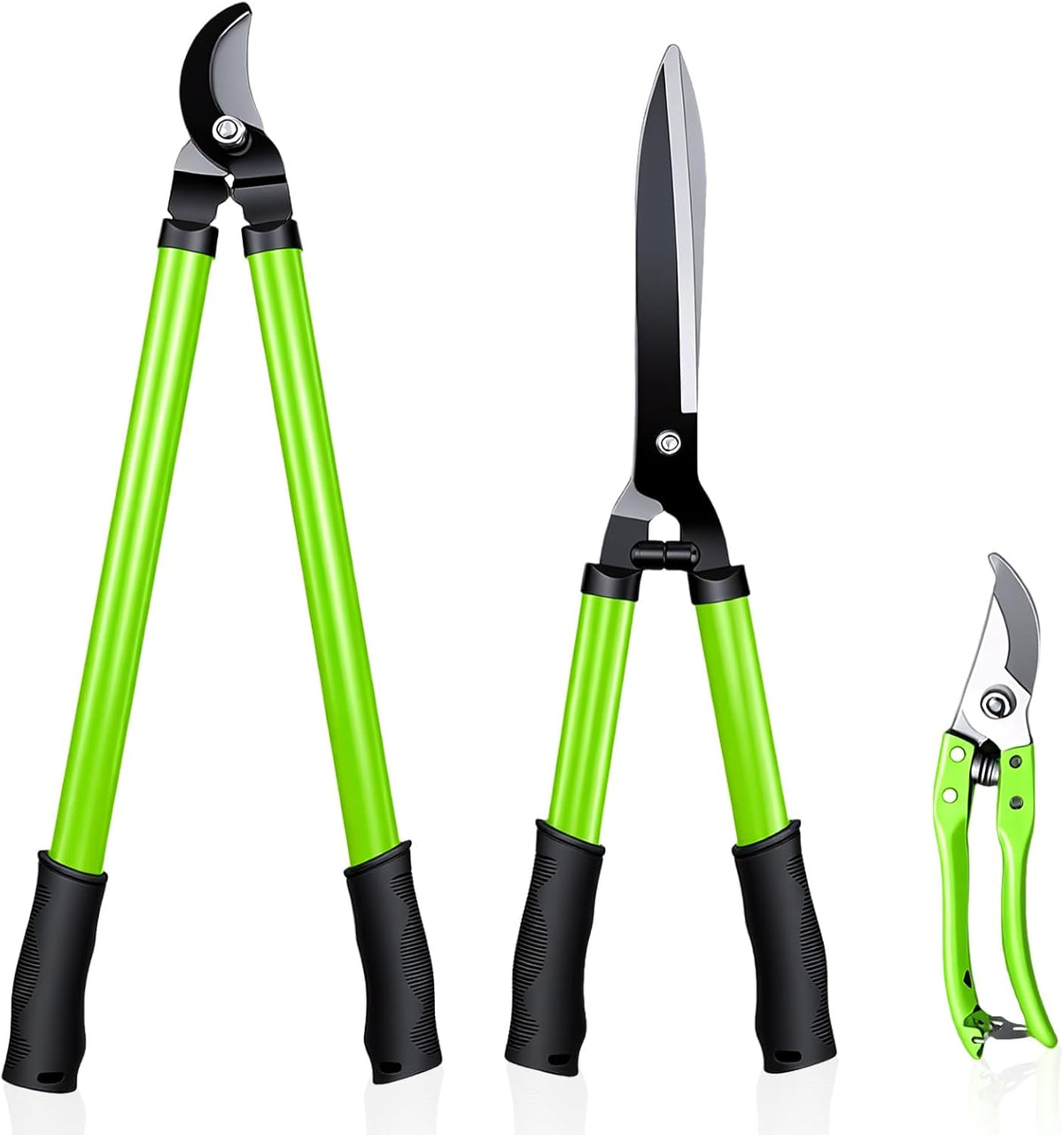 3-Piece Garden Pruning Tool Set, Lopper, Hedge Shears & Pruning Shears