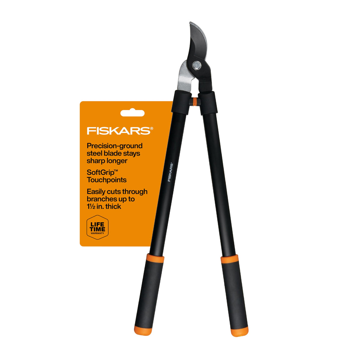 Fiskars 32” PowerGear Garden Bypass Loppers, Tree Trimmer, 2" Cut Capacity