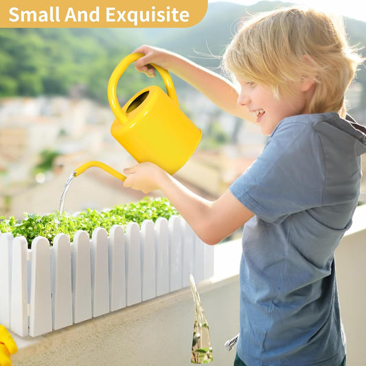 Watering Can, Stainless Steel Watering Can for Indoor & Outdoor Plants, 1L/35oz Long Spout Water Can with Handle, Rust-Proof Plant Watering Pot for House Plants, Garden Flowers