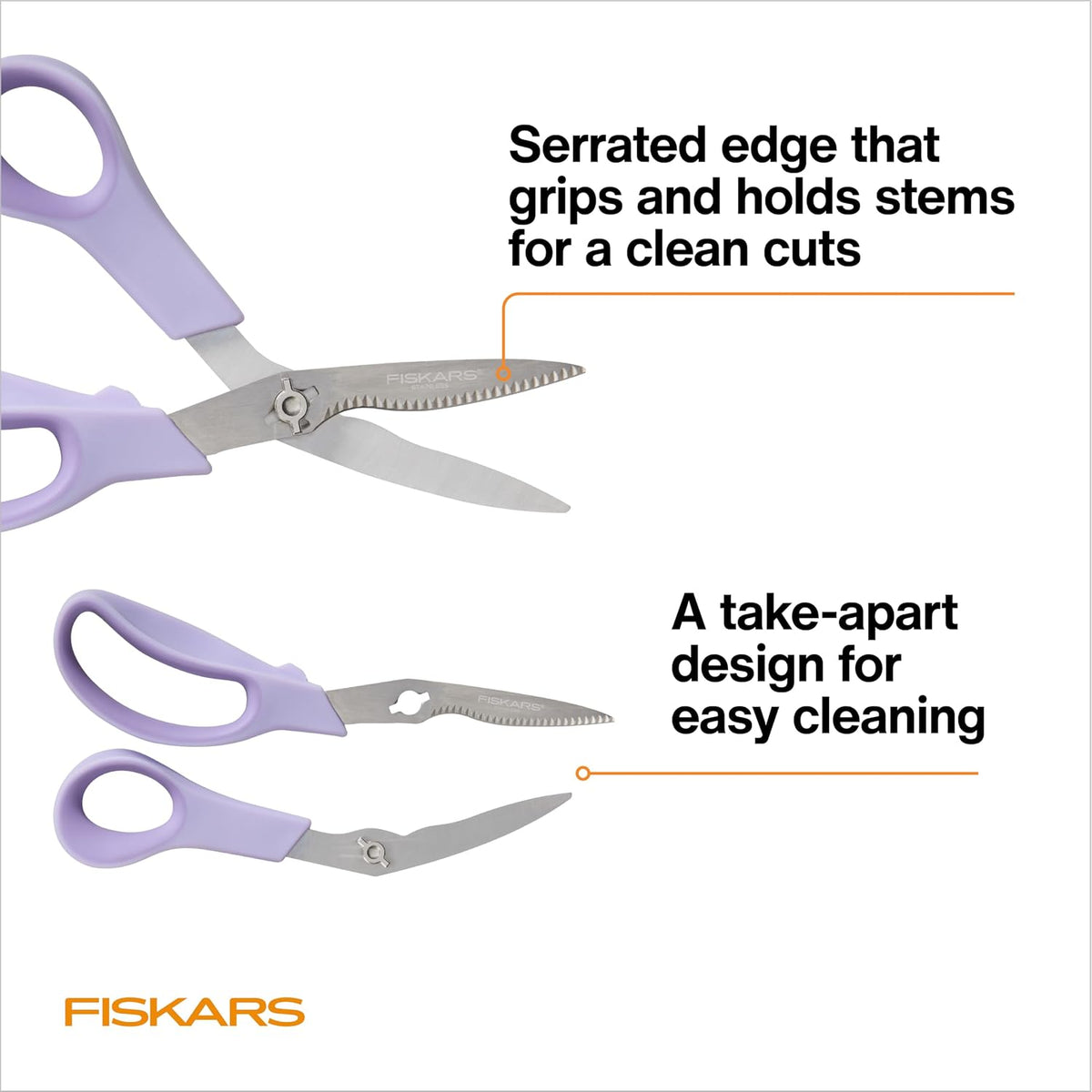 Fiskars 2-Piece Garden Tool Set, Pruning Shears & Vegetable Scissors