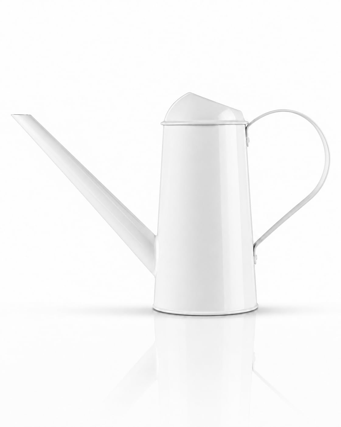 Bamworld Metal Watering Can Indoor Plants with Long Spout 1/2 Gallon Black