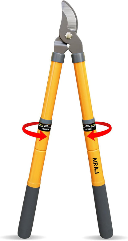AIRAJ 16-24" Tree Loppers for Gardening, 1.5” Cut Tree Trimmer Garden Tools