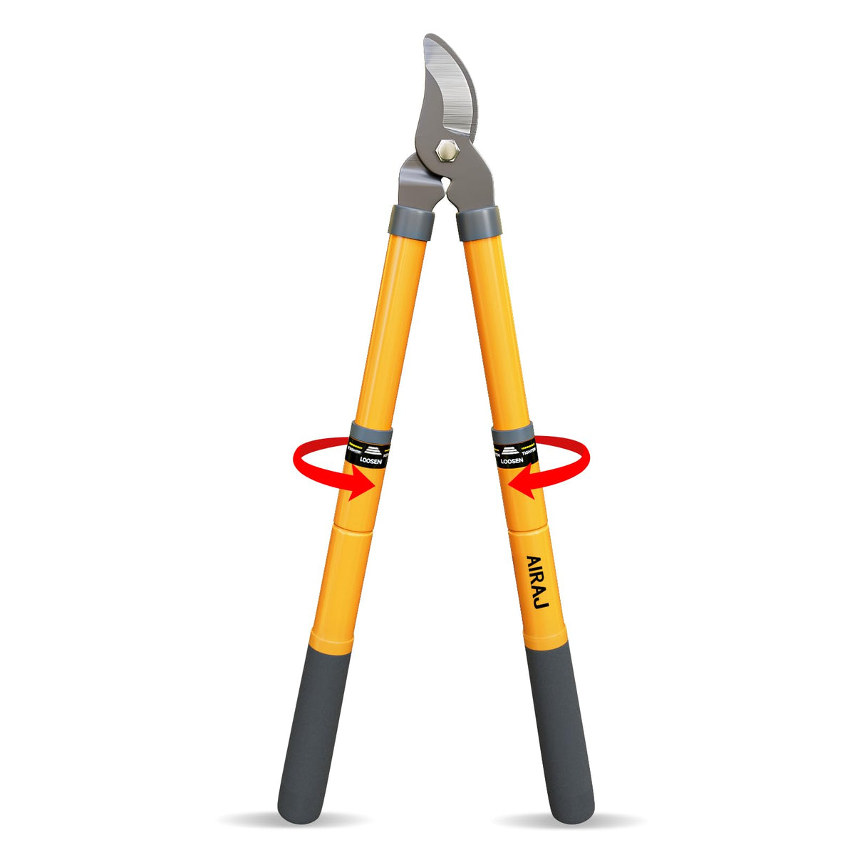 AIRAJ 16-24" Tree Loppers for Gardening, 1.5” Cut Tree Trimmer Garden Tools