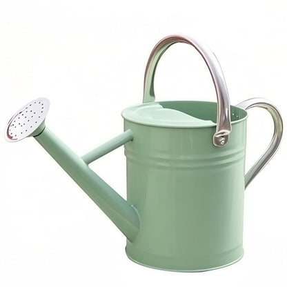 Metal Watering Can, 1 Gallon for Outdoor Garden Plants,EGreen