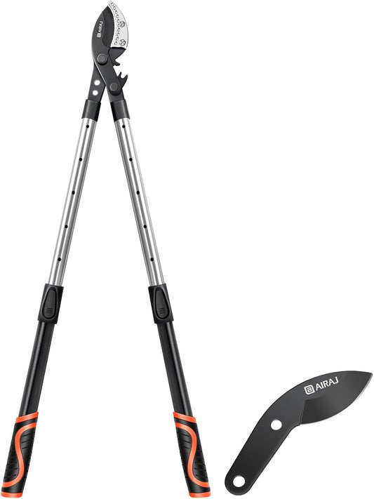 AIRAJ Anvil Loppers for Tree Trimmer Heavy Duty, 26-39'' Tree Branch Cutter