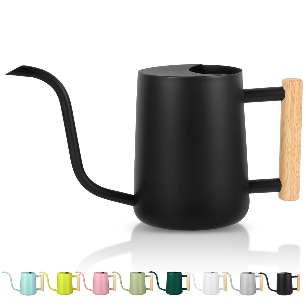 Watering Can Indoor Plants, 35oz Small Stainless Steel Metal Watering Can Modern Decorative Watering Pot with Long Spout for Indoor House Plant Bonsai Garden Flowers (Copper)