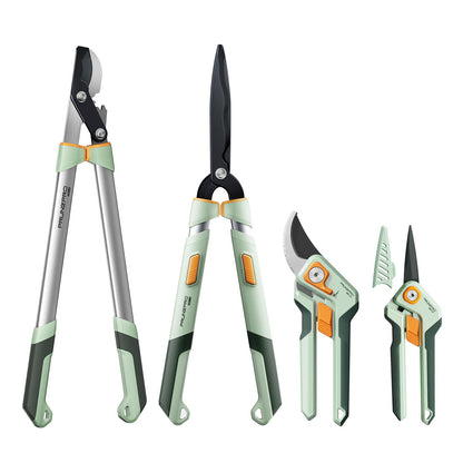 PrunePro® 3 Piece Garden Shears Set Ultra Sharp Effortless Cut for Branches