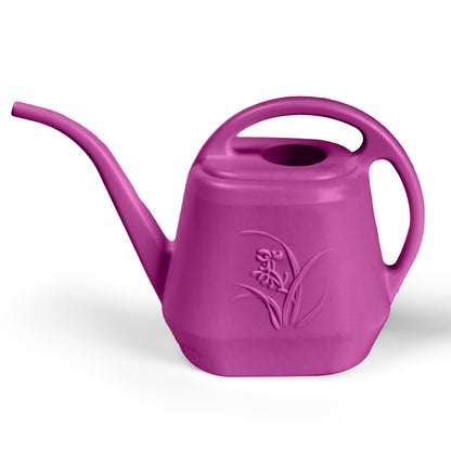Plastic Watering Can - White Color - 1 Gallon