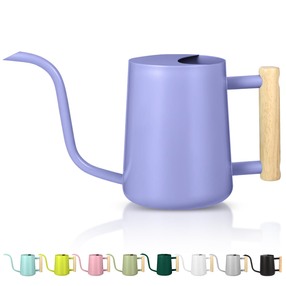 Watering Can Indoor Plants, 35oz Small Stainless Steel Metal Watering Can Modern Decorative Watering Pot with Long Spout for Indoor House Plant Bonsai Garden Flowers (Copper)