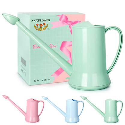 XXXFLOWER 1/2 Gallon Indoor Plant Watering Can Blue 67oz