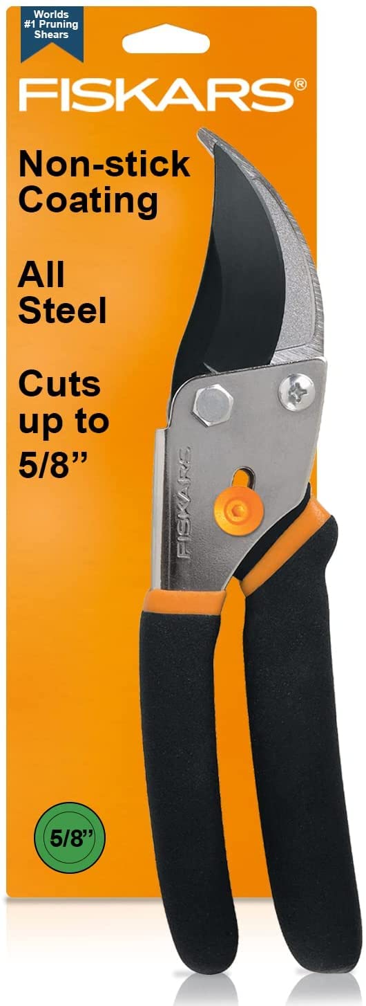 Fiskars 2-Piece Garden Tool Set, Pruning Shears & Vegetable Scissors