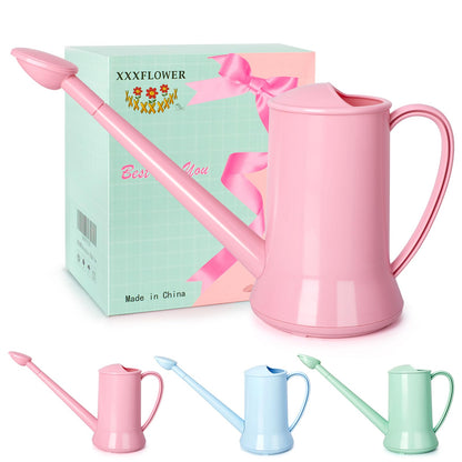 XXXFLOWER 1/2 Gallon Indoor Plant Watering Can Blue 67oz