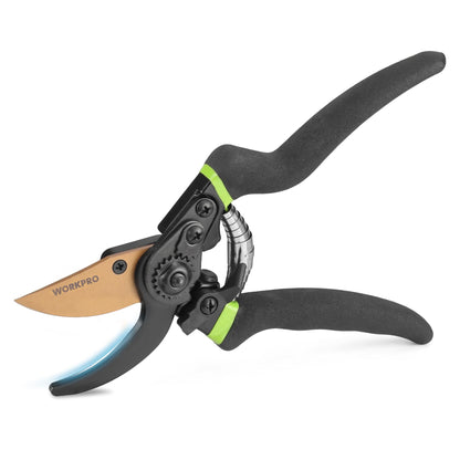WORKPRO Pruning Shears, Garden Clippers with 5/8" Cut Capacity, 8.5" Bypass