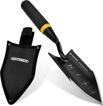 Kemaier Heavy Duty Gardening Hand Trowel - Stainless Steel Tool