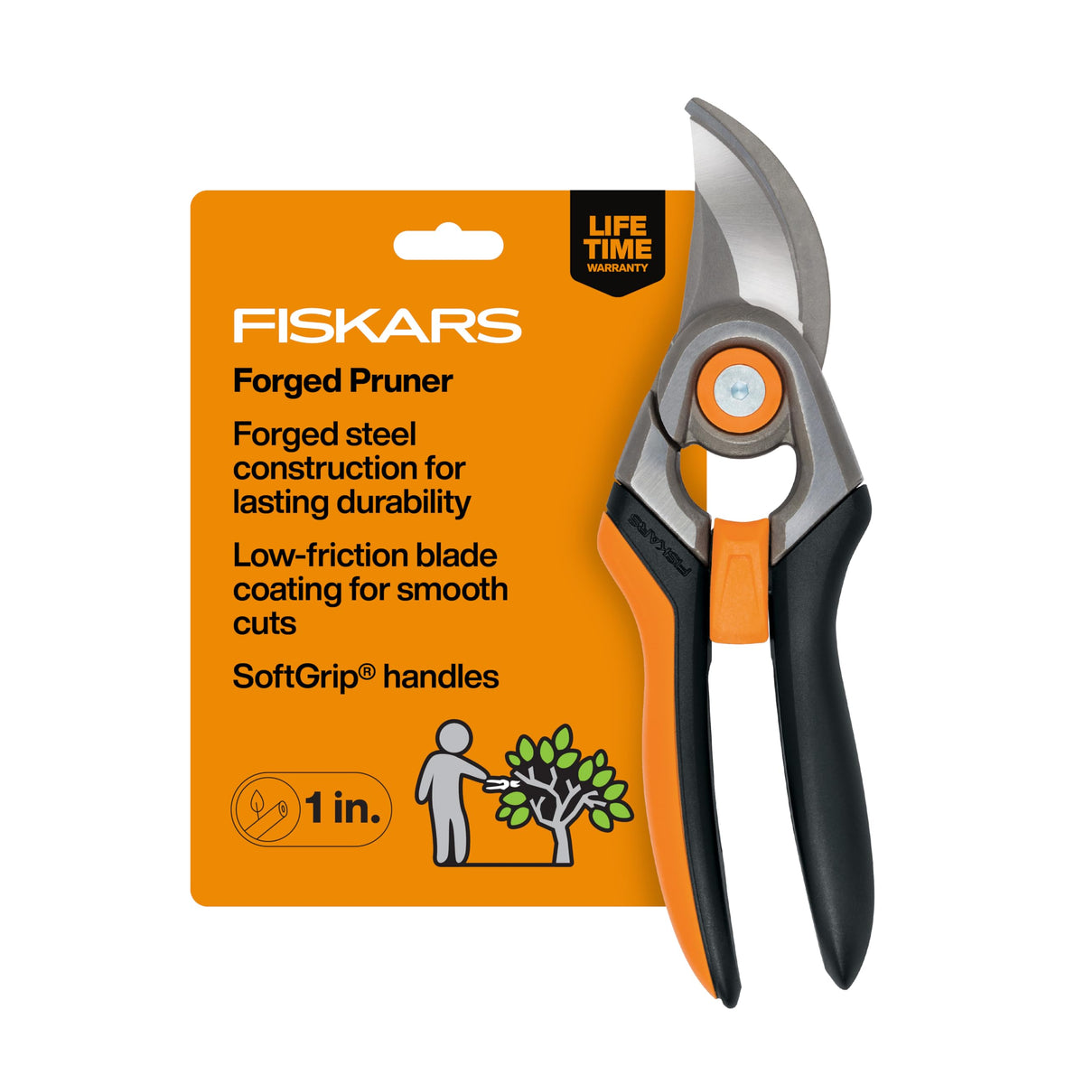Fiskars 2-Piece Garden Tool Set, Pruning Shears & Vegetable Scissors
