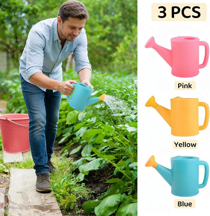 3 Pcs Watering Can Set, Small Plastic Beach Watering Can, 800ml